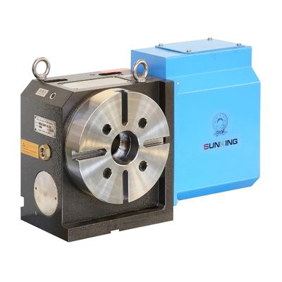 Tabla giratoria de inclinación horizontal de alta precisión Kms200 índice Cnc para proyectos de fresado
