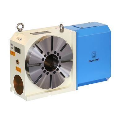 30KG acero 4to eje CNC tabla giratoria de operación manual con conexión de cola de pluma